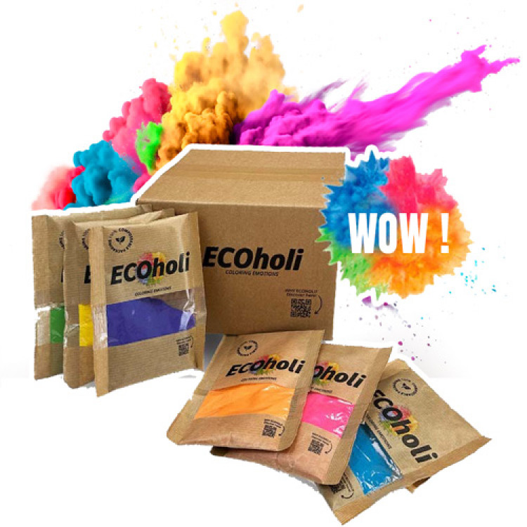 Holi colors powder