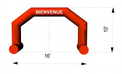 Arche 16-10 rouge**