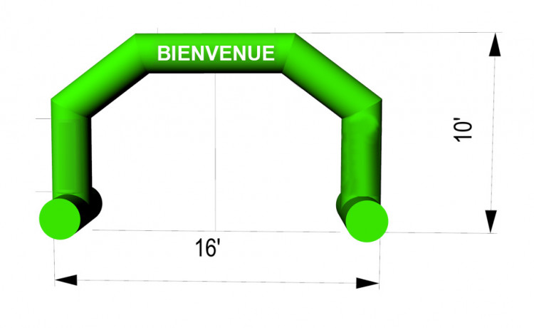 Arche 16-10 verte**