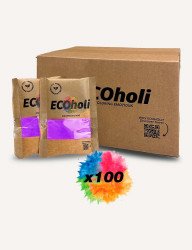 Poudre Holi - Boite 100 sacs ECO de 75g - VIOLET